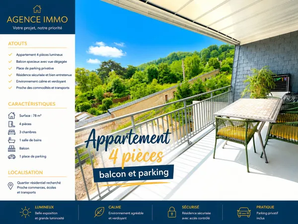 Appartement 4 pièces
