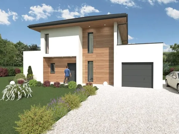 Maison ossature bois à MONTREUIL SUR ILLE