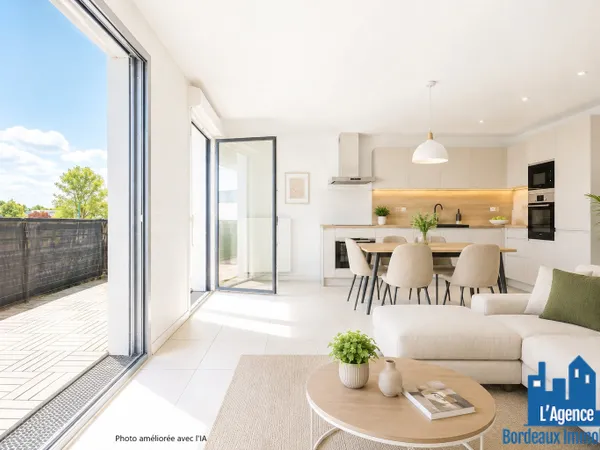 EXCLUSIVITÉ !!! BRUGES - APPARTEMENT TYPE 4 DE 86 M² AVEC TERRASSE ET DEUX PLACES DE PARKING. Michaë