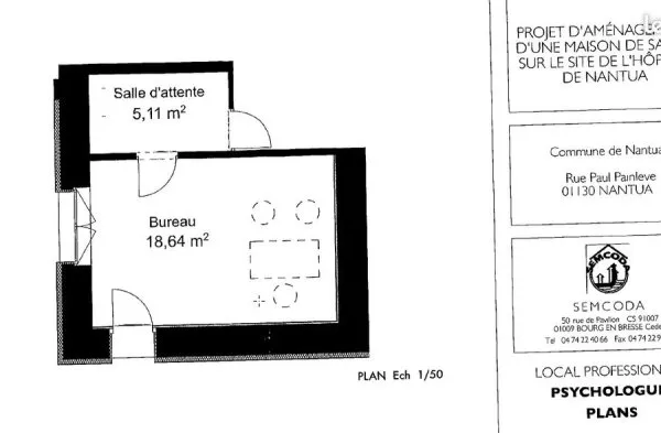 Bureau 23 m²