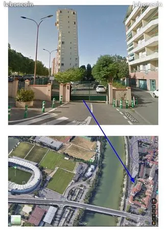 Place sécurisée couverte double accès (Av. Muret, Cx de Pierre) dispo Novembre 2026