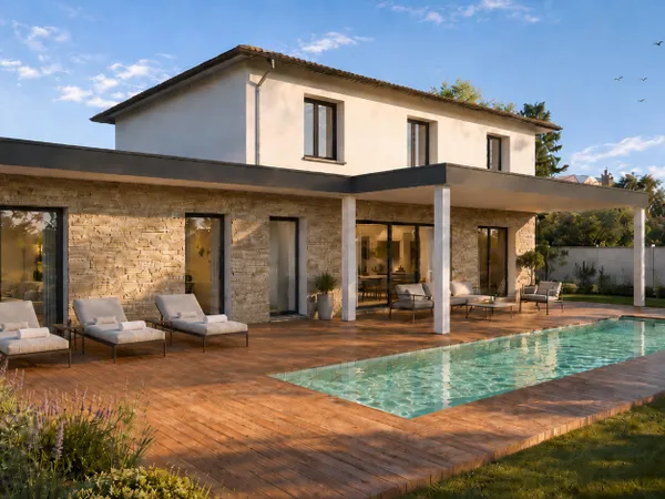 BORDEAUX CAUDERAN - Terrain constructible de 600m² - Libre de constructeur - 2e ligne
