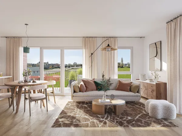 Vente d'une appartement de 3 pièces en dernier étage deux chambres avec box et place de parking dans