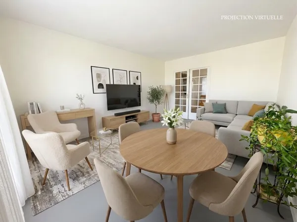 SAINT-GRATIEN - 3 PIÈCES 64 m² - CALME ET PROCHE RER C