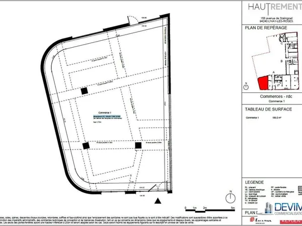 Local commercial 7 pièces 186 m²