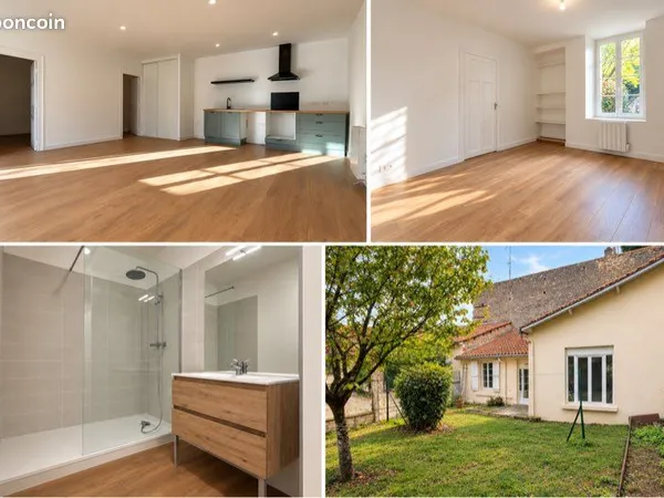 Angoulême - maison t3 de 73 m² avec jardin et parking privé