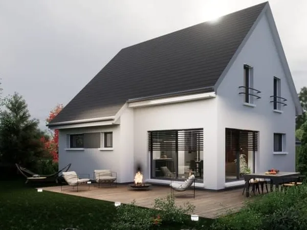 Construisez votre maison traditionnelle de 105m² avec garage à 5 min de l'Allemagne !
