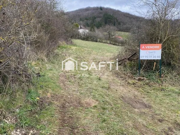 Terrain à bâtir 2100 m² à VILLEFRANCHE de ROUERGUE