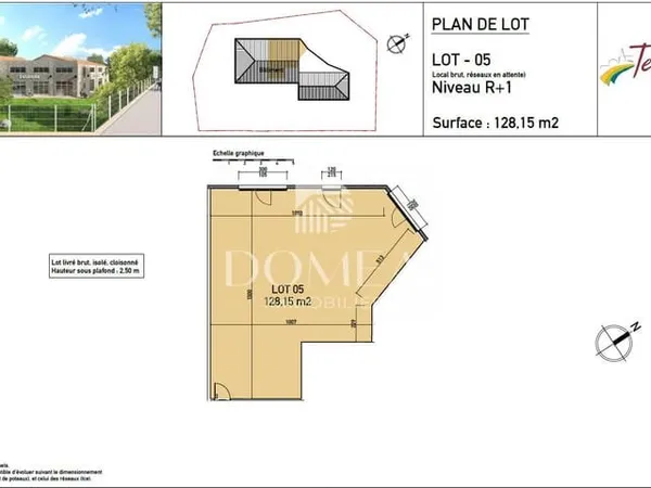 Bureau 128 m²