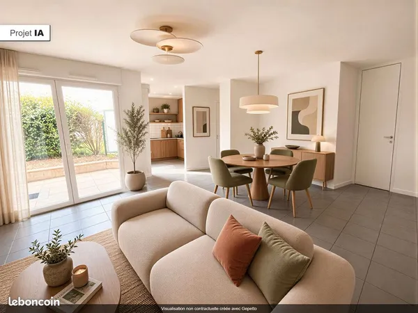Appartement 3 pièces 65 m²