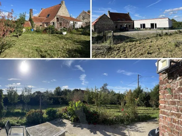 Maison individuelle avec grand terrain, piscine intérieure et verger