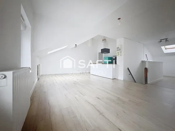 Appartement de 63 m²r énové - 2 chambres + 1 cave