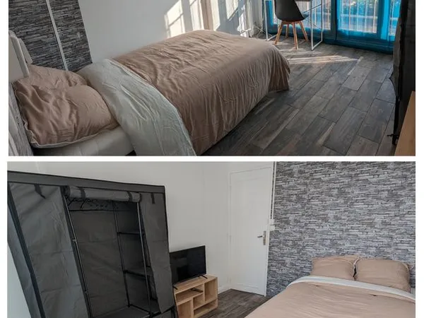 Chambre bien bien meublée à 35 minutes de Paris - éligible aux APL