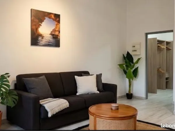 Charmant f2 /t2 moderne , meuble et entièrement équipé à petit bourg