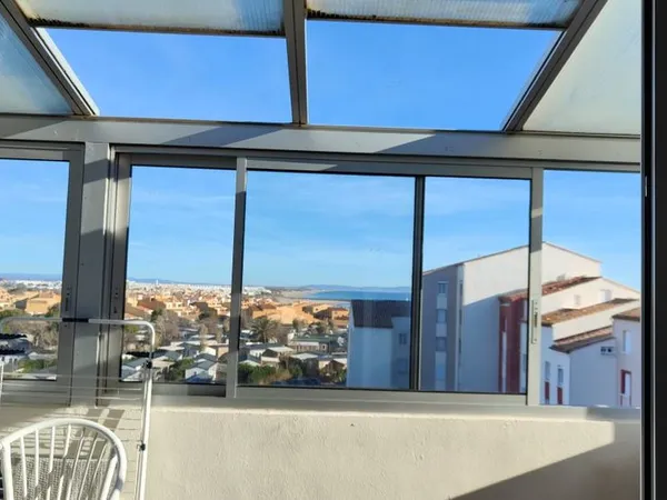 LE CAP D'AGDE - Plage du Môle Grand T2 + loggia vitrée avec vue panoramique