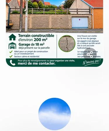 Terrain 200 metre carré