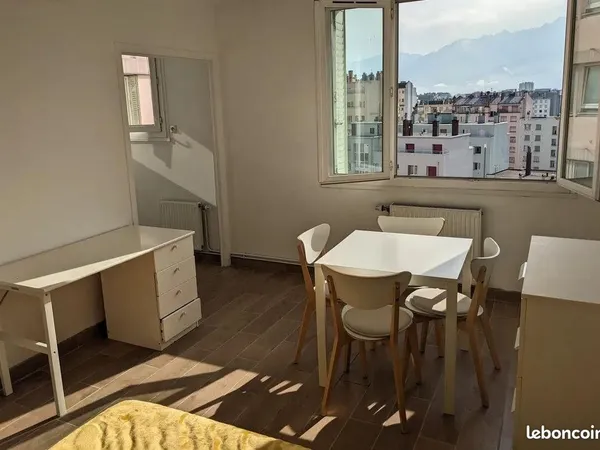 Beau studio meublé 25m² Vallier/Rhin et Danube