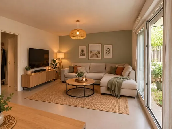 Nantes Pirmil T2 de 42.53 m2 cave et place de stationnement