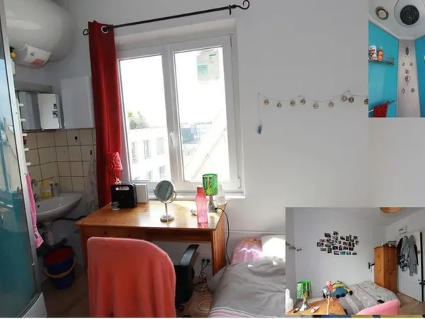Chambre 9m² indépendante et lumineuse au calme