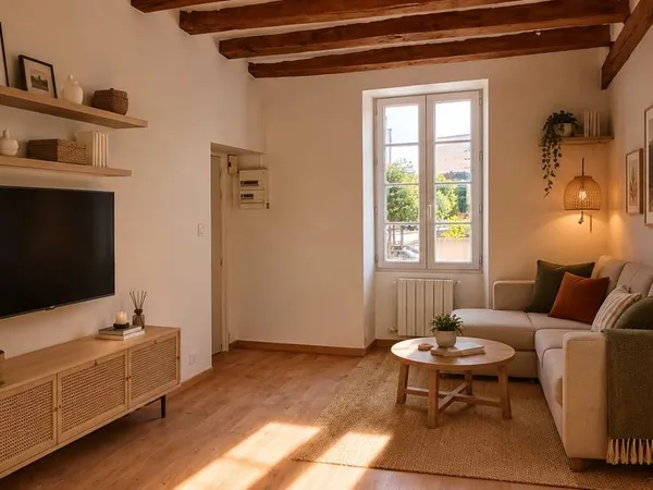 Appartement 2 pièces, rue Saumuroise