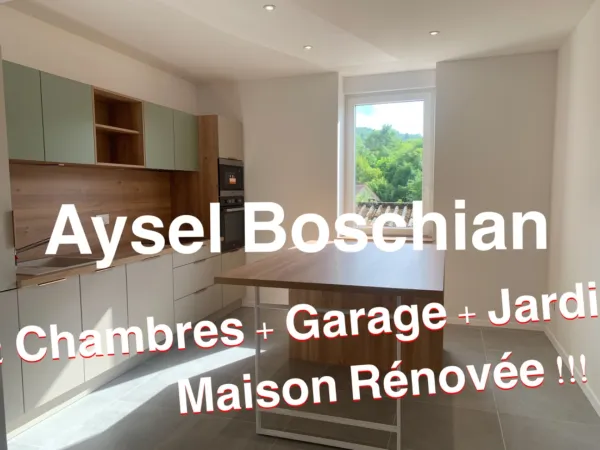 MAISON 86M2 -RENOVEE -JARDIN- GARAGE 2 VOITURES