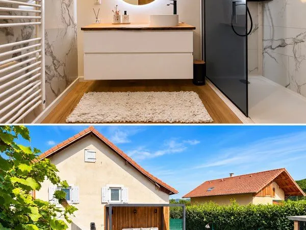 Maison 80 m² avec extérieur - Proche frontière suisse