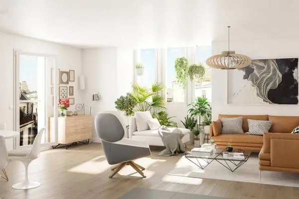 3 PIÈCES de 56m² + PKG(s)