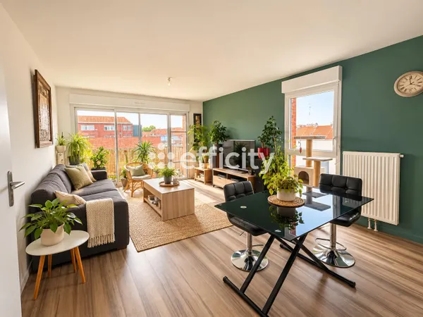 Appartement 3 pièces 63 m²