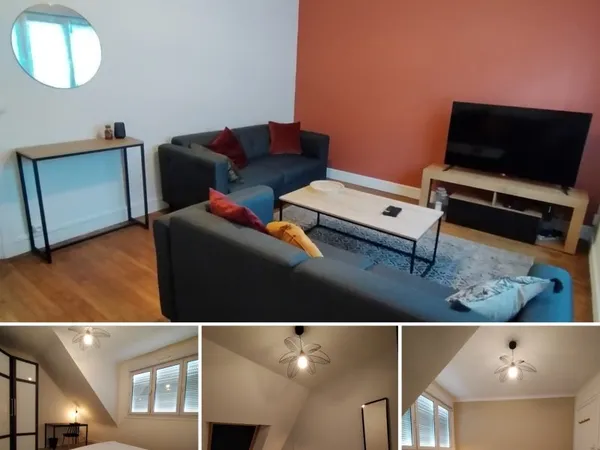 Loue 2 chambres dans colocation maison meublée avec jardin et parking - 136m²