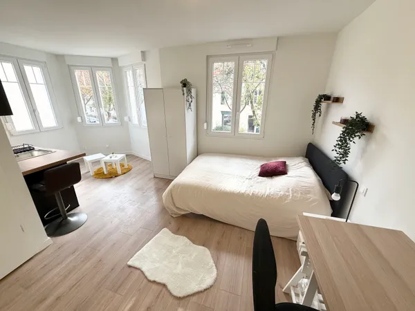 Vends studio rénové et meublé à Strasbourg - 8,31% de rentabilité