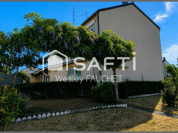 Maison familiale avec jardin - 3 chambres - Châteauroux