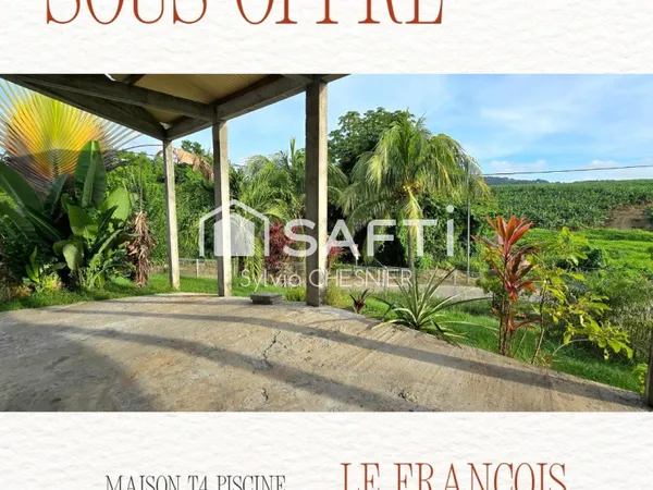 Maison à fort potentiel au François