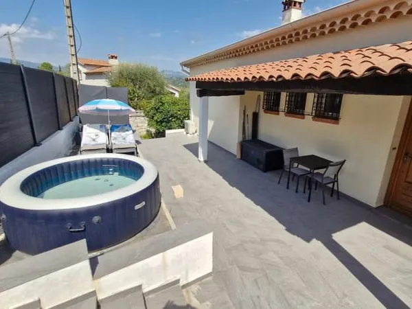 Haut de Villa Cagnes sur mer