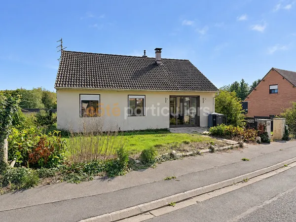 SAINT-POL-SUR-TERNOISE ? PLAIN-PIED INDIVIDUEL DE 83 M², 3 CHAMBRES ET SOUS-SOL COMPLET