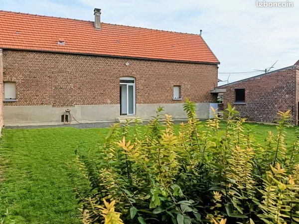 Exclusivité. Plain-pied évolutif + dépendances- Campagne d'Arras- jardin et garage