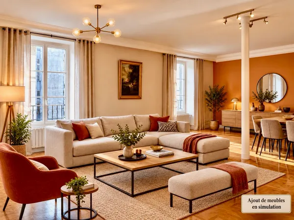 Loue bel appartement spacieux et lumineux, avec parking, dans secteur privilégié de Périgueux