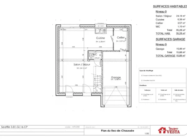 Maison neuve 4 pièces 81 m²