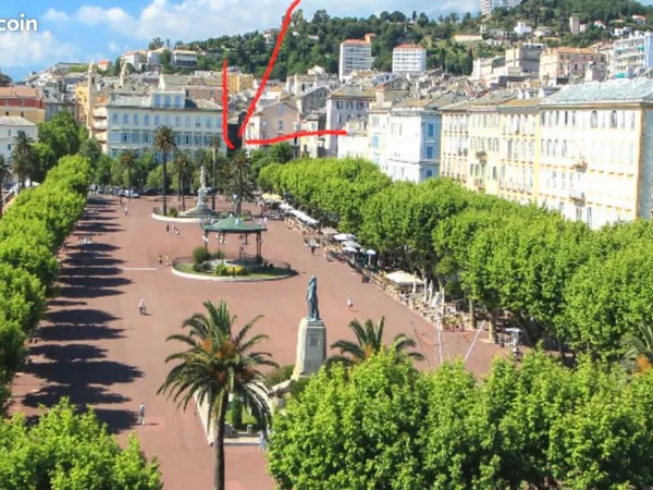 Appartement Bastia haut de place St Nicolas (tout début de rue Napoléon)