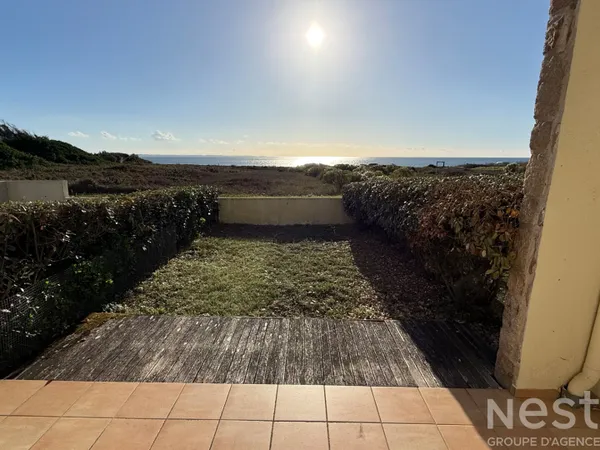 QUIBERON - Achat appartement vue mer de 37 m² en rez-de-jardin