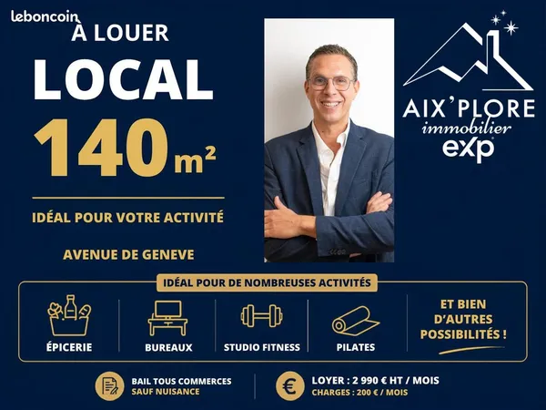 Local 140 m² Annecy