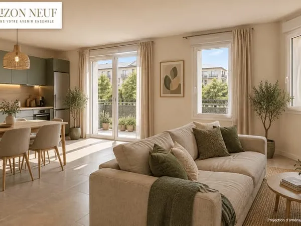 Appartement 3 pièces 62 m²