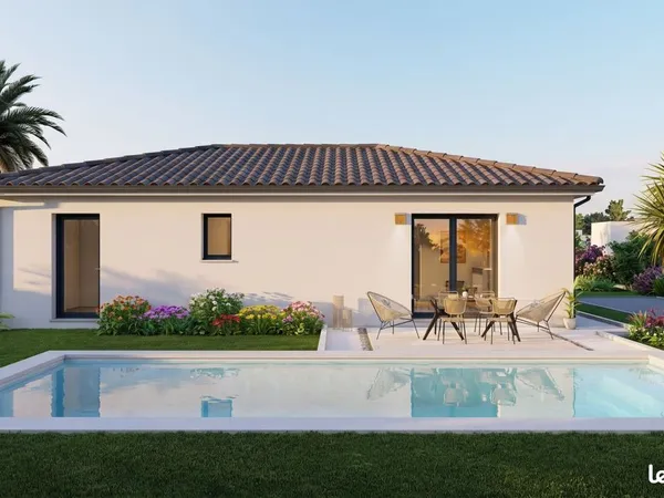 Projet maison neuve plain-pied (3 ch.) avec terrain de 800 m² - CARCARÈS-SAINTE-CROIX (40)