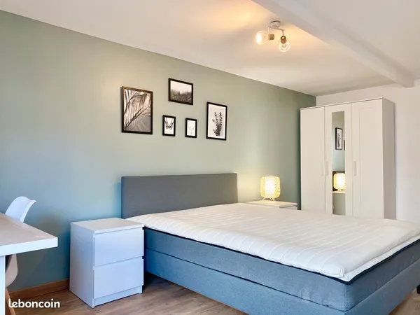 Chambre 14m² meublée à Nancy - Tout compris - Proche ARTEM/ICN/Mines