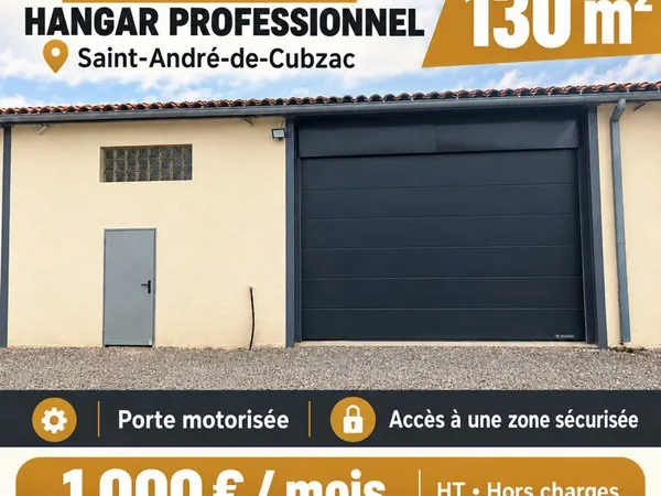 Local professionnel à louer saint André de cubzac