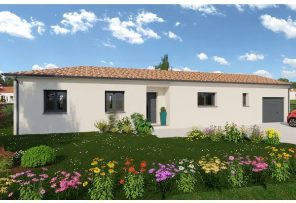 Maison 108 m² avec garage + terrain