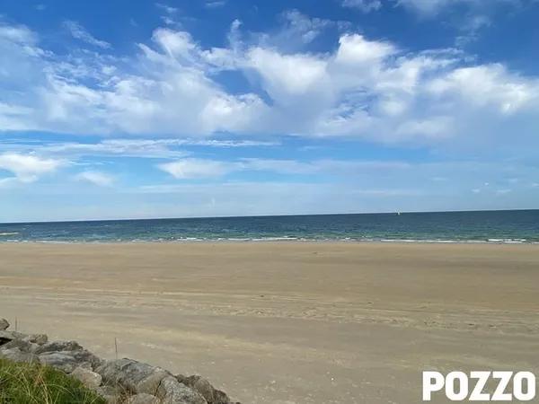 Terrain en front de mer à Réville, avec mobil home