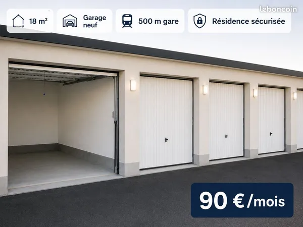 Garage neuf - Proche gare et centre ville