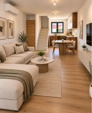Appartement duplex entièrement rénové - 43 m² Carrez / 52 m² au sol - 2 parkings