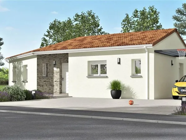 Projet de construction d'une maison 99 m² avec terrain à LAHAGE (31) au prix de 260089