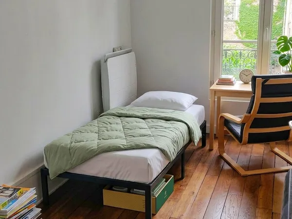 Pied-à-terre idéal (1 à 2 nuits/semaine) - Chambre tout confort à Clichy (M13) 🚇